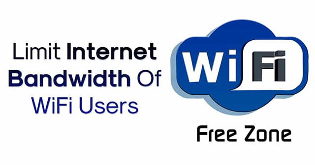 Limit internet speed on Wifi users