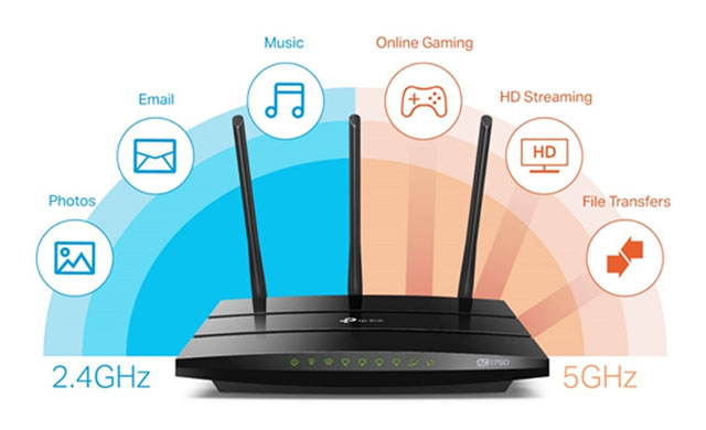 Change frequency band to 5.0 GHz