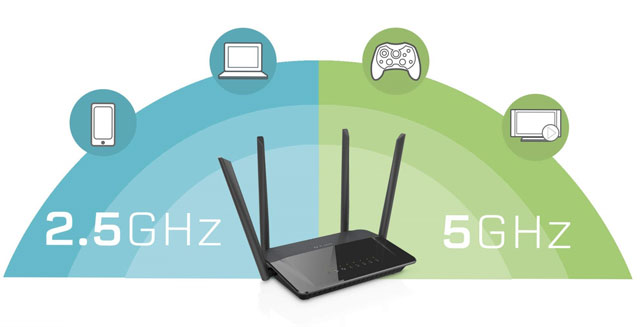 Switch to 5.0 GHz band