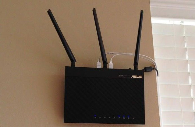 Place your router on the wall