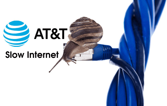 Why is my AT&T Internet speed slow?