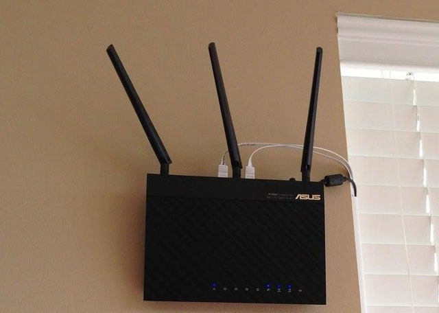 Place your router on the wall