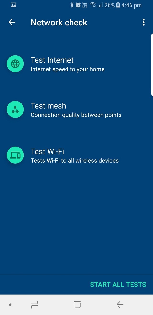 Choose Test mesh