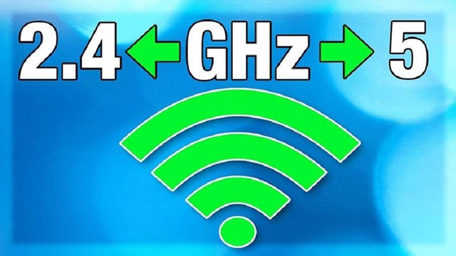 Change the network band from 2.4 GHz to 5 GHz