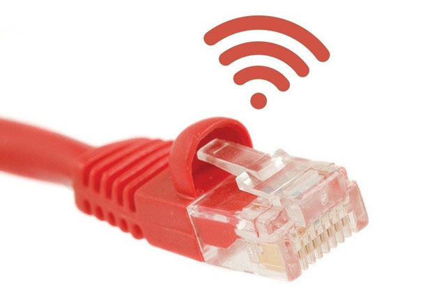 Does using ethernet affect the wireless network?