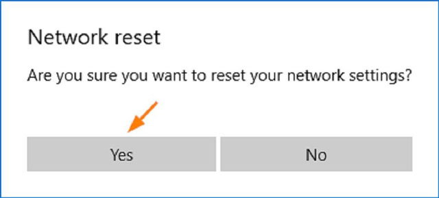Network reset