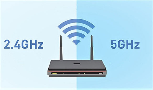 Use 5 GHz band instead of 2,4 GHz