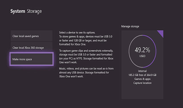 Free storage on your hard drive