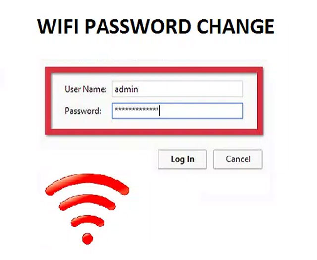 Change the password to limit the unknown users