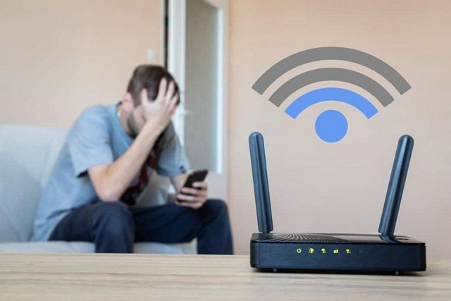 Change the distance between the router and your device