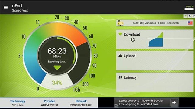 nPerf app