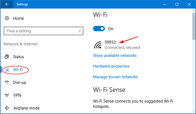 How to set up metered wifi on windows