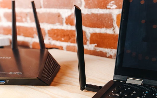 The wifi adapter allows the PC to connect to the Internet