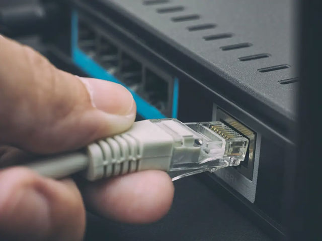 Consider the Ethernet connection