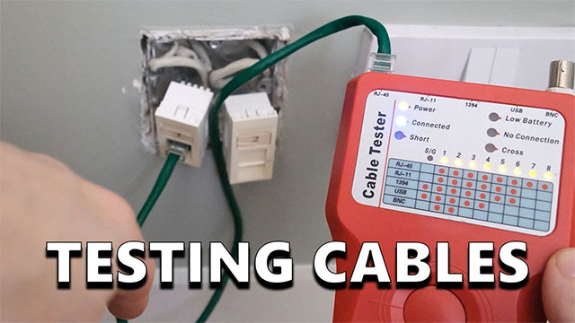 Testing all your cables