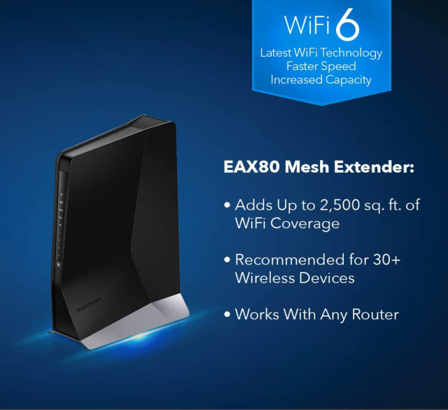 NetGear EAX80 - an elegant Wifi extender