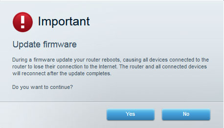 Don’t forget to update the router