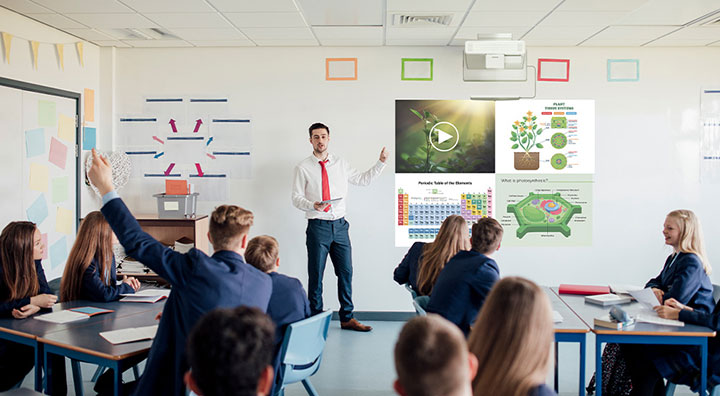 Epson projector for classroom