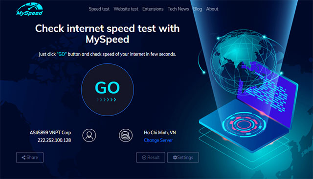 Gospeedcheck is a reliable speed test 