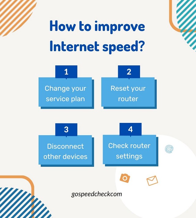 Methods to increase Internet speed