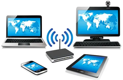 Multiple devices using the network