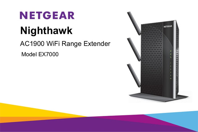 The Netgear Nighthawk AC1900 WiFi Range Extender (EX7000) 