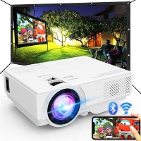 Projector with WiFi and Bluetooth, 2023 Upgrade 9500L