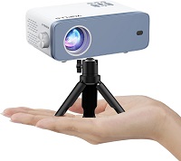 Mini Projector, VOPLLS 1080P Full HD Supported Video Projector