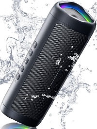 Bluetooth Speaker with HD Sound, Portable Wireless, IPX5 Waterproof