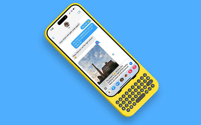 Clicks keyboard for iPhones