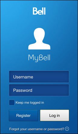 Login using a username and password