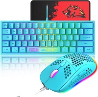 XINMENG 60% Gaming Keyboard and Mouse Combo