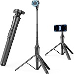 UBeesize 62'' Magnetic Selfie Stick Phone Tripod with Wireless Remote
