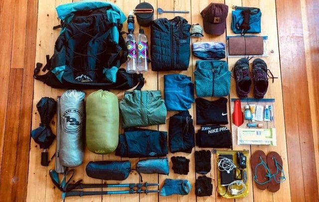 Camping, hiking and outdoor items