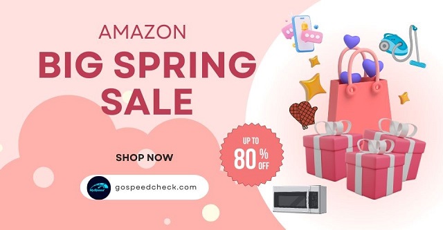Shopping on Amazon Big Spring Sale Day