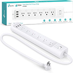 Kasa Smart Plug Power Strip HS300, Surge Protector with 6 Individually Controlled Smart Outlets and 3 USB Ports