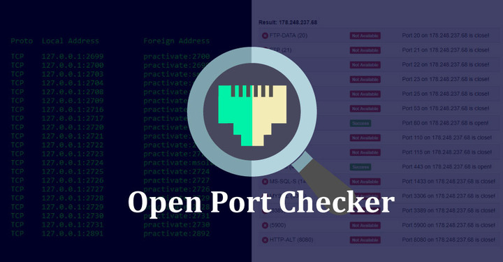 Open port checker