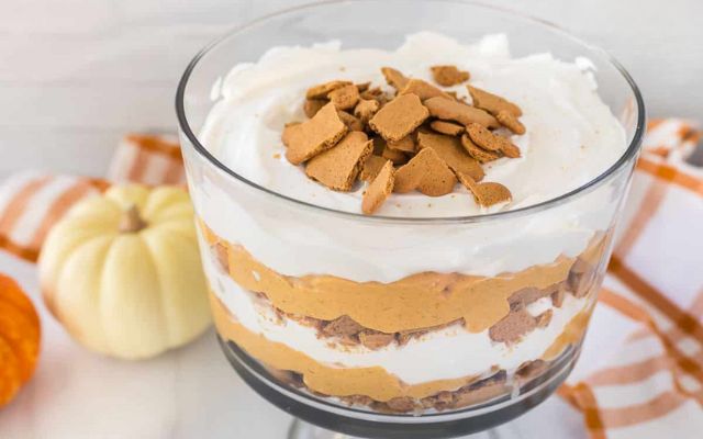 Pumpkin trifle