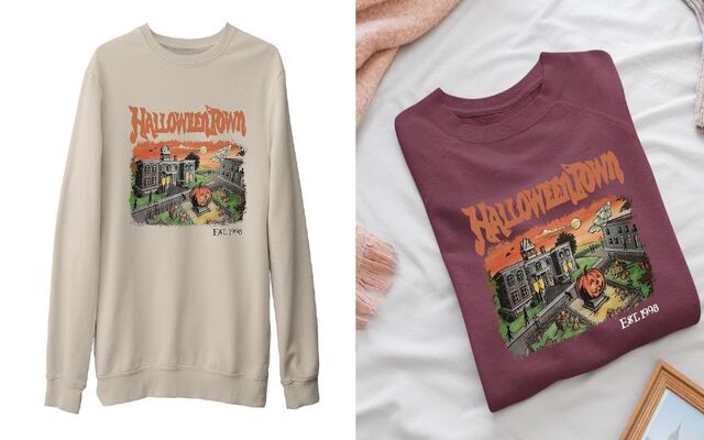 The warm Halloweentown EST 1998 sweatshirt