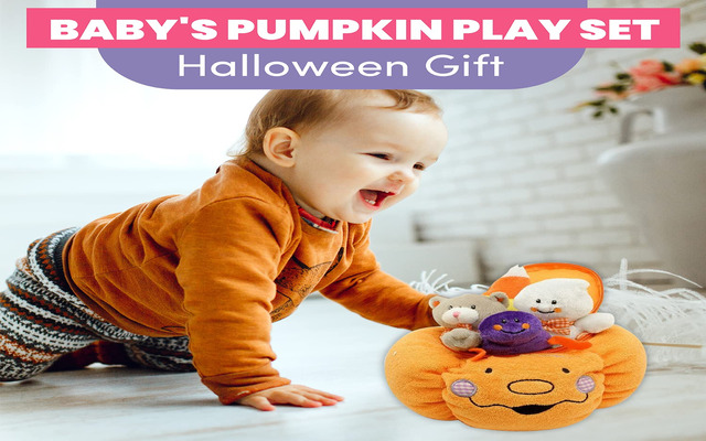 Genius Baby the original my first stuffed pumpkin play set