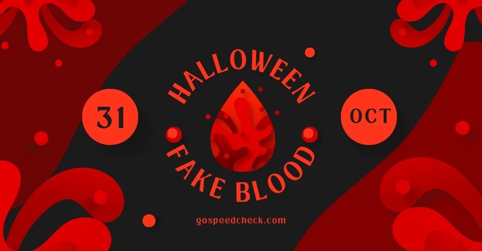 How to make fake blood Halloween?