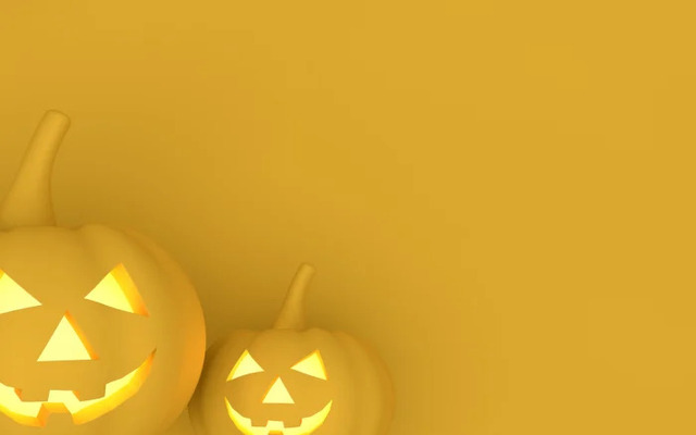 You can use yellow for Halloween decorations