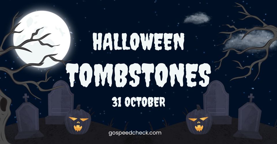 How to make tombstones for Halloween?