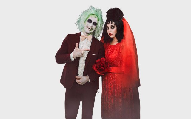 Beetlejuice and Lydia Deetz