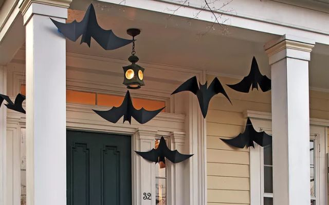 Bats Door Decoration For Halloween