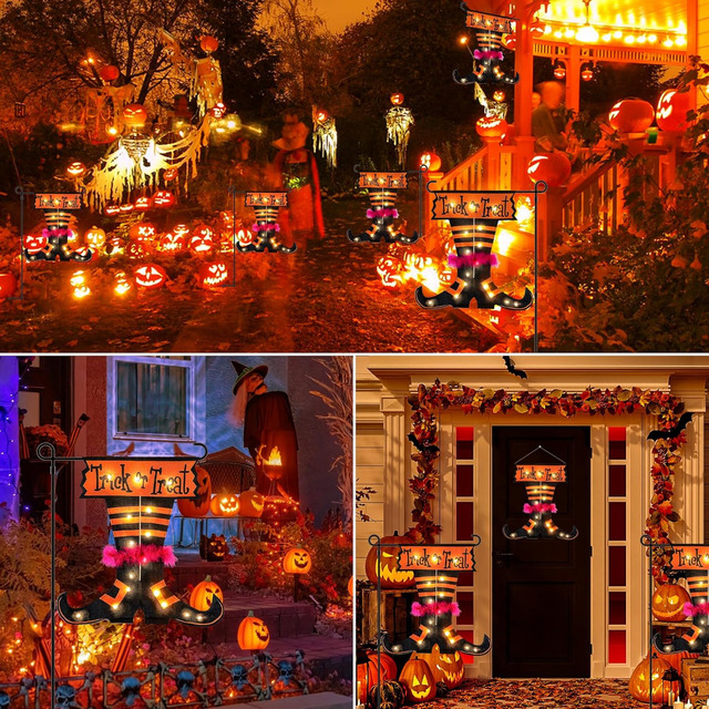 Qunlight Halloween Trick Or Treat Graden Flag