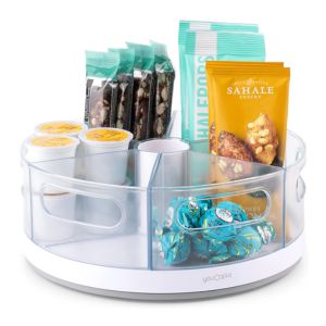 YouCopia divided lazy susan organizer