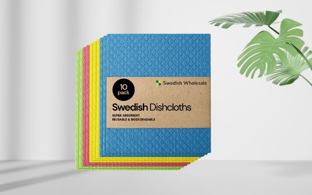 Swedish Dishcloth Cellulose Sponge Cloths