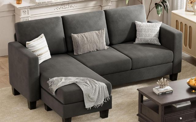 VICTONE Convertible Sectional Sofa Couch