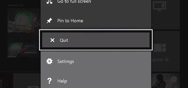 Close all unnecessary apps and games on Xbox